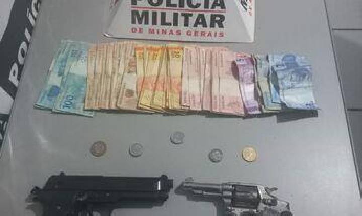 Apreensão de arma de fogo em Paraguaçu-MG.