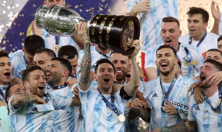 Argentina campeã da Copa América 2021.