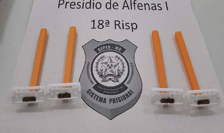 Drogas enviadas por Sedex são apreendidas no presídio de Alfenas/MG