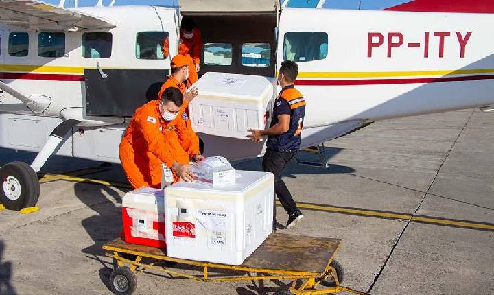 Governo de Minas iniciou a distribuição do 31º lote de vacinas contra Covid-19.