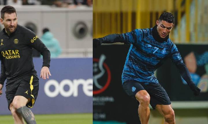 Messi e Cristiano Ronaldo se enfrentam em amistoso na Arábia Saudita