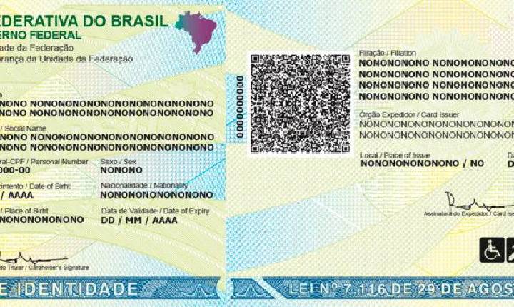 Nova Carteira de identidade vai ser emitida em mais estados a partir de agosto.