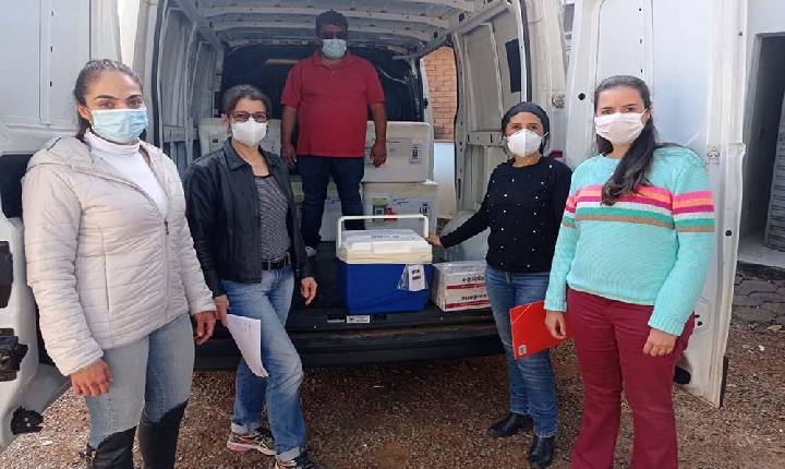 Nova remessa de imunizantes contra Covid-19 chegou na Superintendência Regional de Saúde de Alfenas.