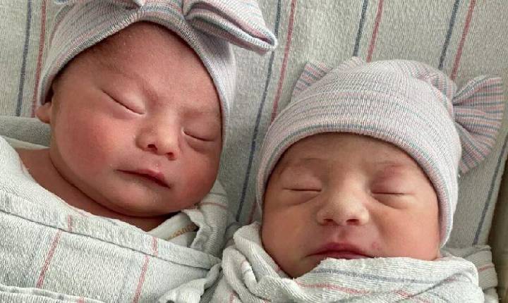 Os irmãos Alfredo e Aylin nasceram com apenas 15 minutos de diferença.