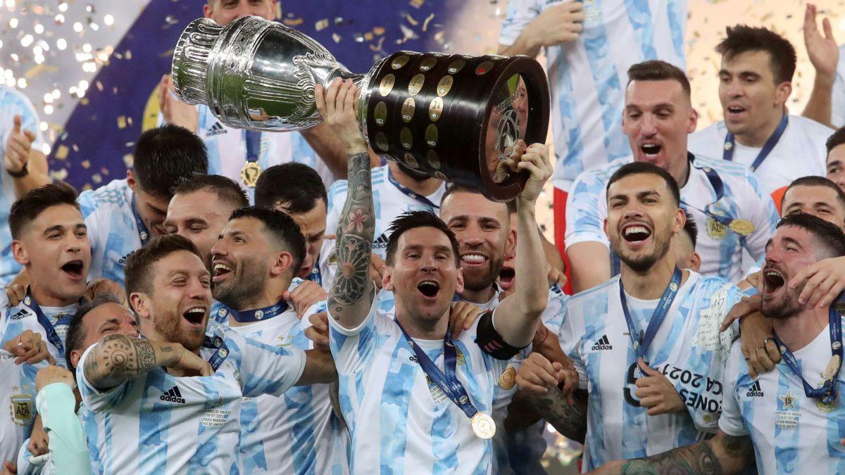 Argentina campeã da Copa América 2021.