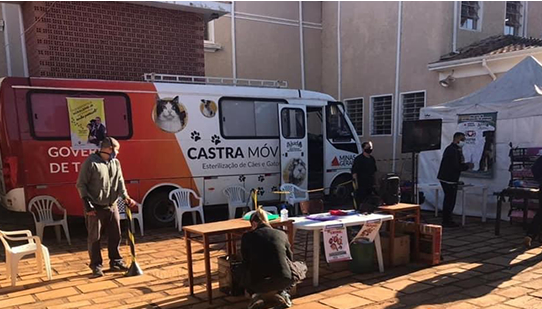 Iniciou ontem dia 13/07 a castração de cães e gatos em Paraguaçu.