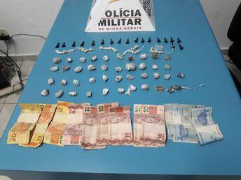 PM prende autores por tráfico de drogas em Campos Gerais/MG