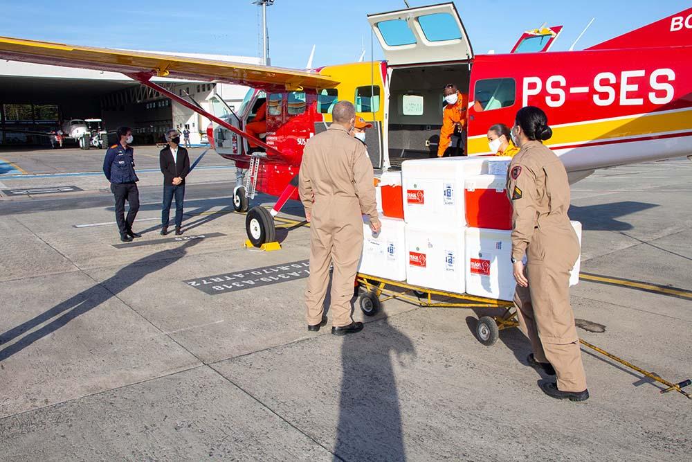 Minas ganha mais agilidade no transporte de pacientes e vacinas.