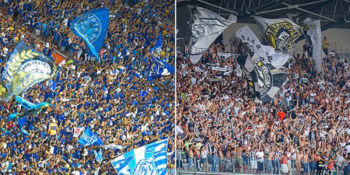 Proibições das torcidas em Belo Horizonte-MG.