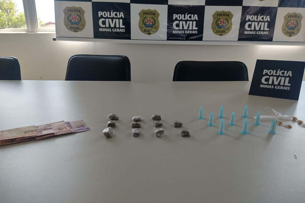 Adolescente é preso em Alfenas-MG comercializando drogas.