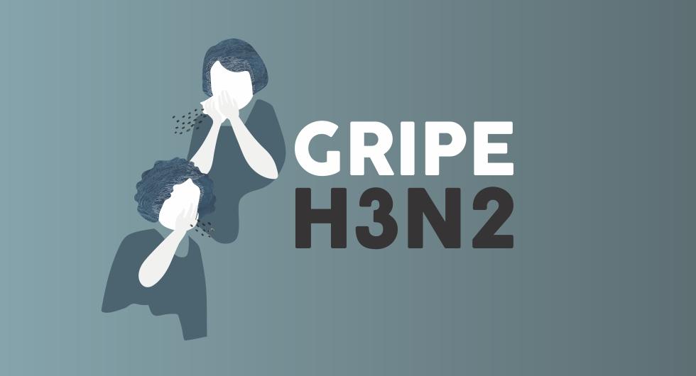 ALERTA sobre a importância da prevenção da gripe H3N2.