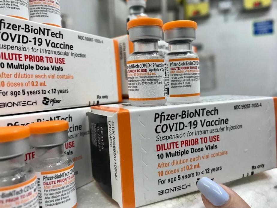 Crianças de 5 a 11 anos começam a ser vacinadas contra a Covid-19.