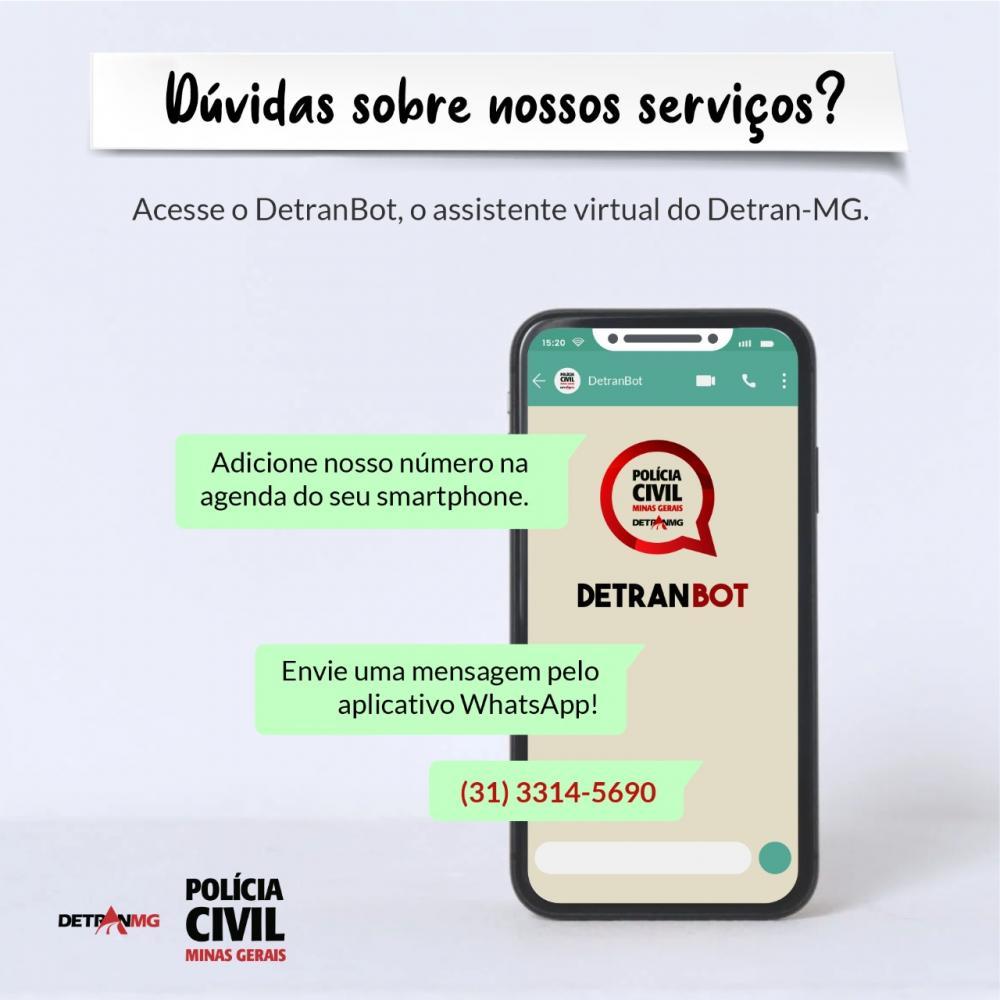 Novo canal de atendimento, DetranBot.