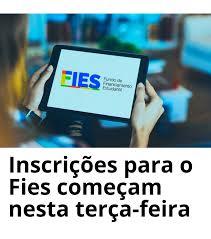 Inscrições para o Fies começam nesta terça-feira.